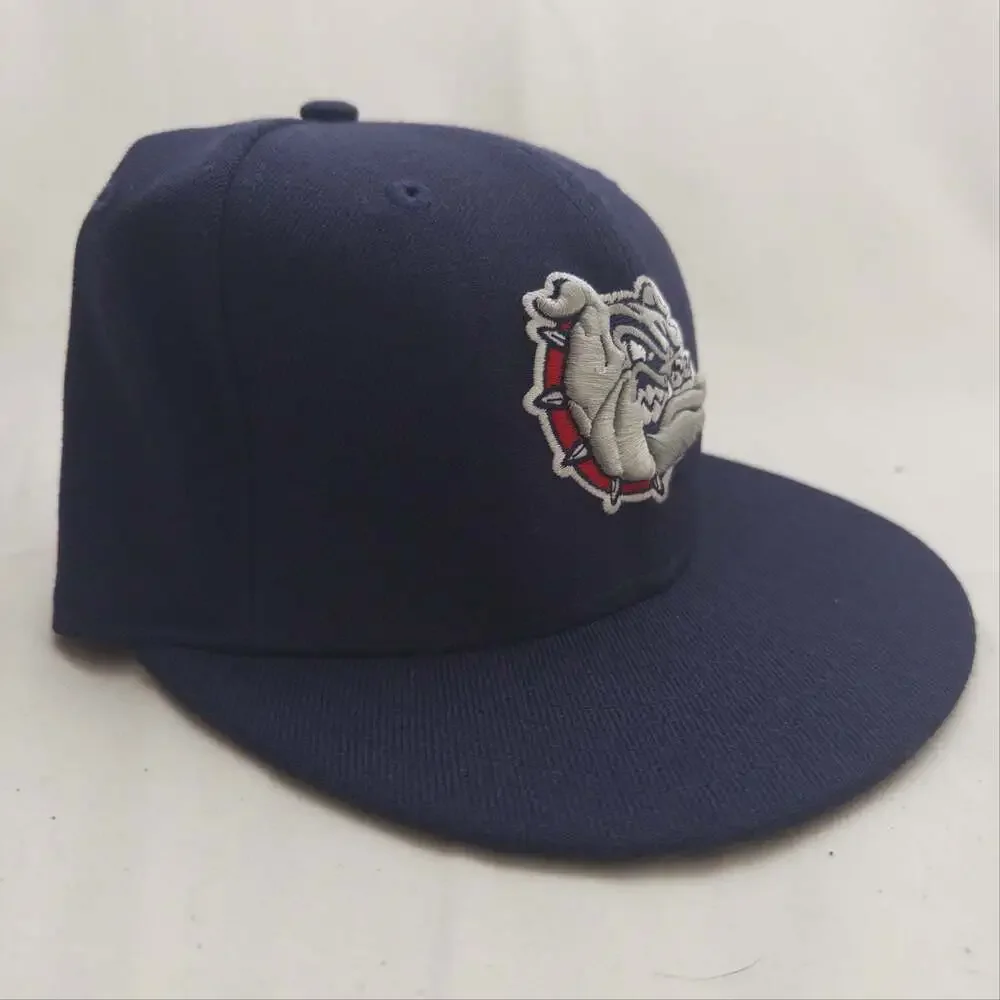 New Era Gonzaga Bulldogs 59FIFTY Fitted Hat Navy Blue Size 7